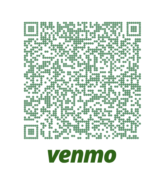 Venmo QR code w/ venmo logo